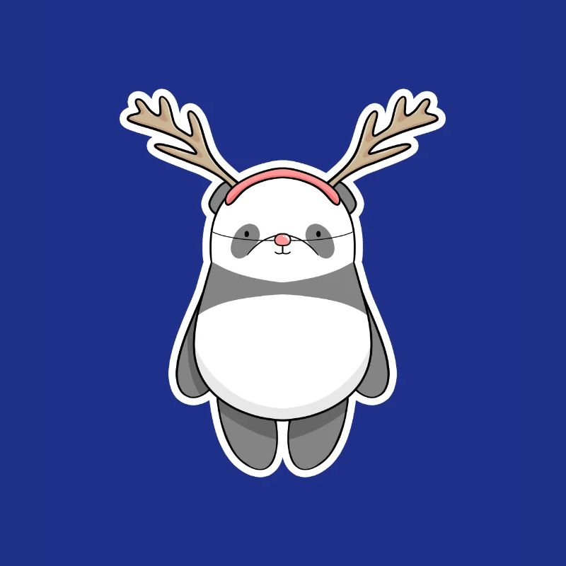 Panda de Noël