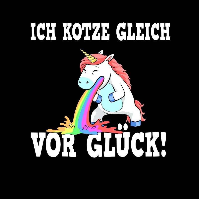 Ich Kotze Gleich Vor Glück - Einhorn JGA