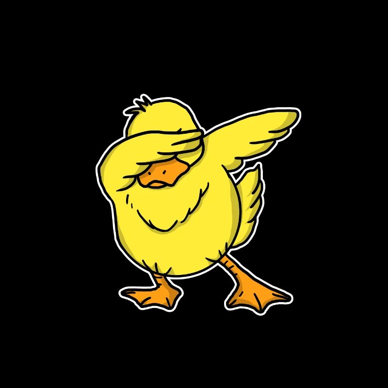 Cadeau de canard de dabbing
