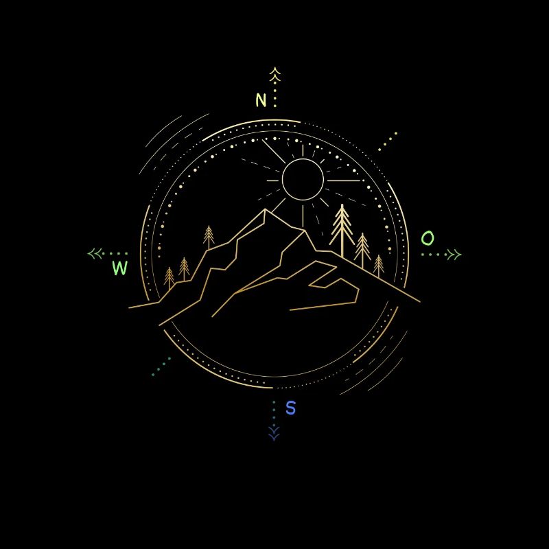Hiking compass