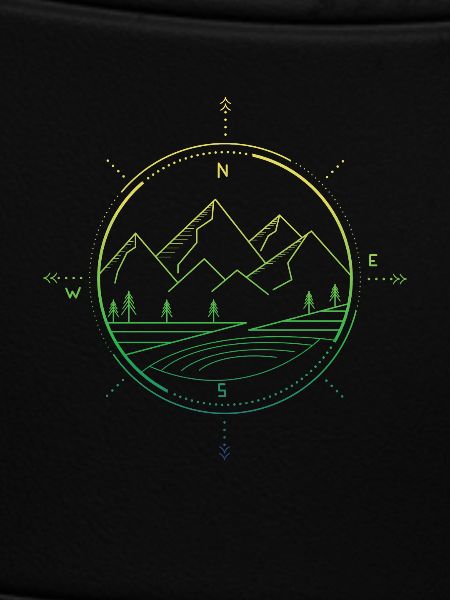 Mountains compass