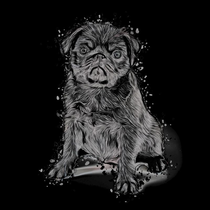 idée cadeau chiot carlin mignon chemise carlin carlin