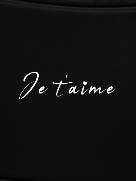 Je t'aime Script Romance