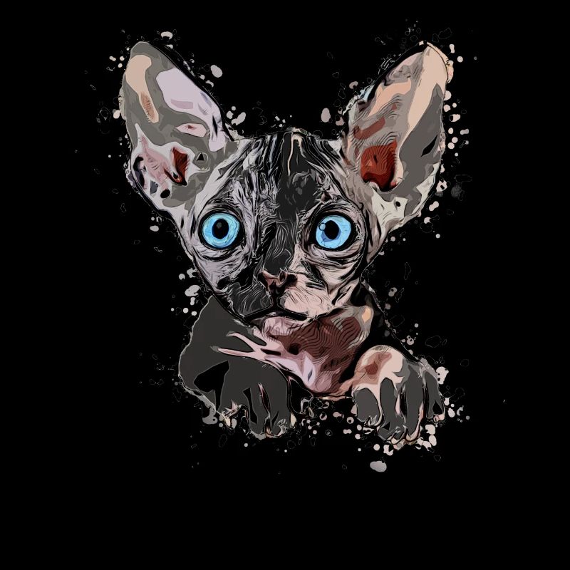 süßes Sphynx Sphinx Kätzchen TShirt Geschenk Katze
