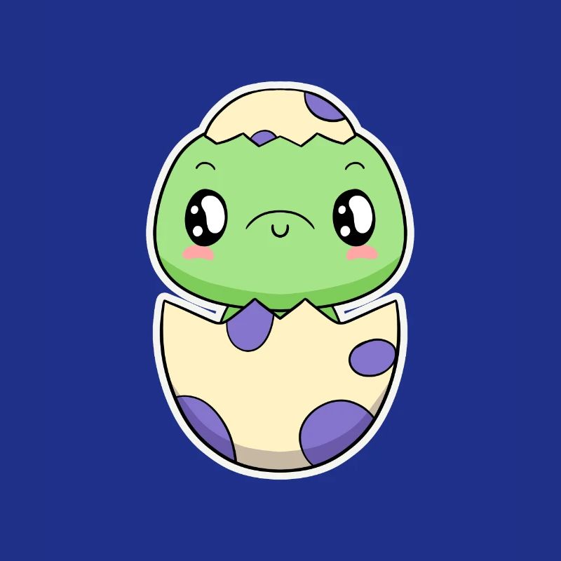Small dinosaur from the egg