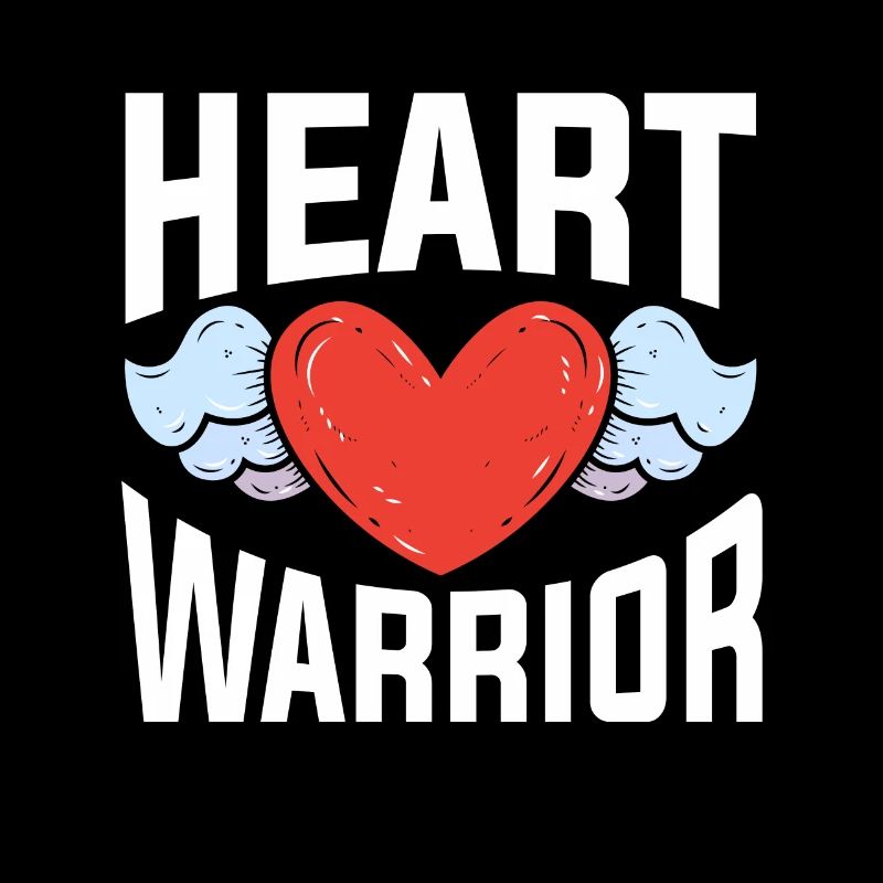 Open Heart Warrior Surgery Herz OP Geschenk Narbe