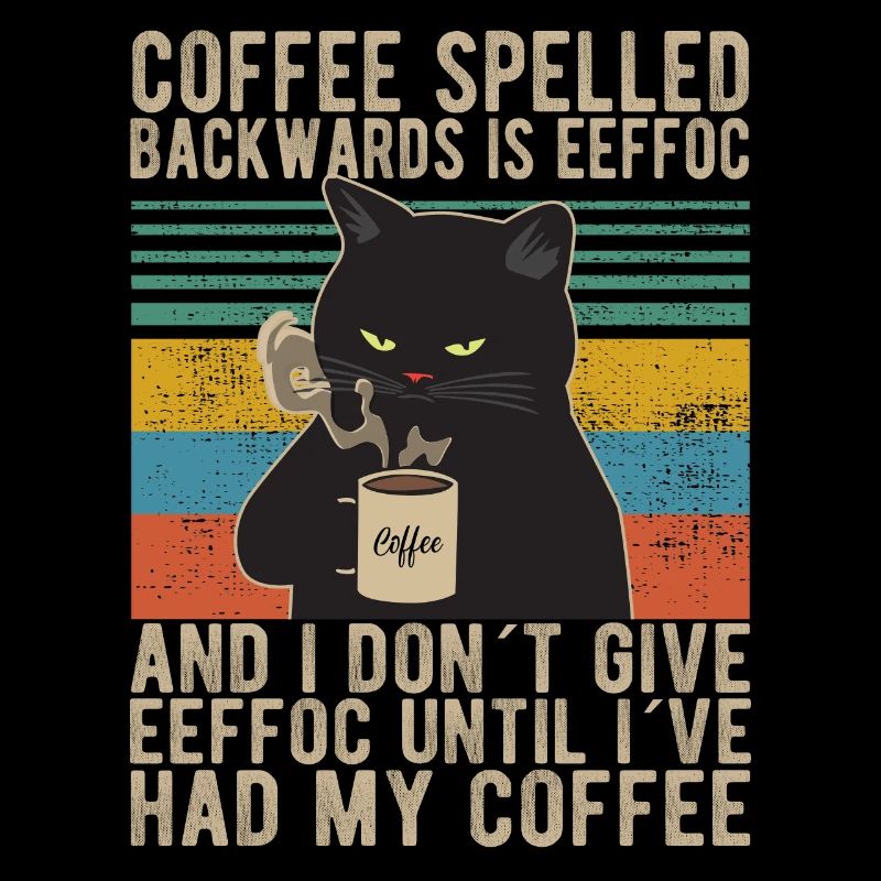 Coffee spelled backwards is Eeffoc Café Morning