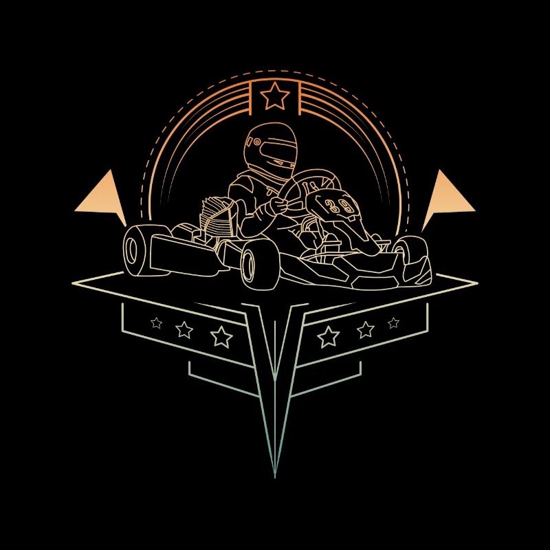 Go kart fahrer