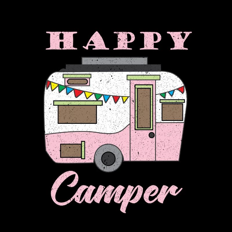 Happy Camper Camping Caravane camping