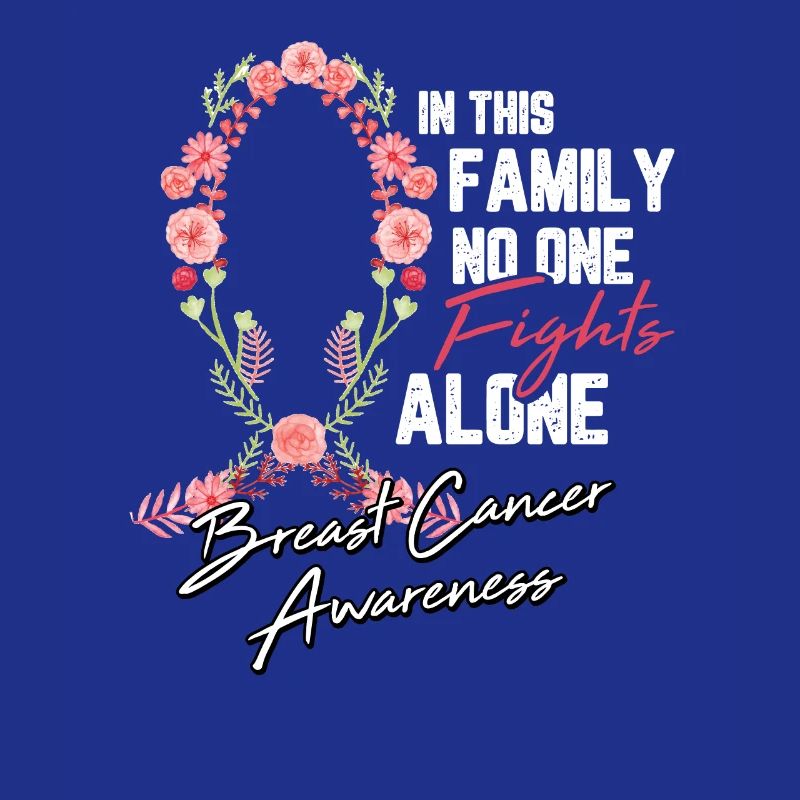 Brustkrebs Schleife Blume Kampf Chemo Geschenk