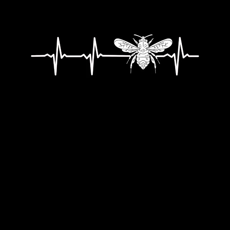 Bee heartbeat beekeeper pulse beat honey gift
