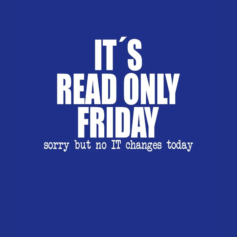 funny it's read only friday gift idea