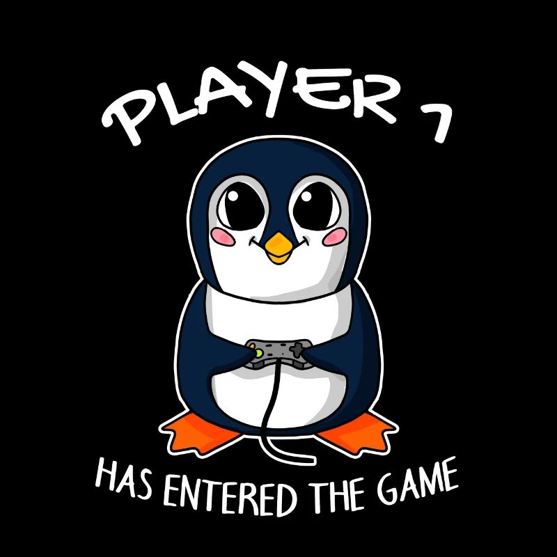 Premier bébé joueur 1 bébé pingouin enceinte