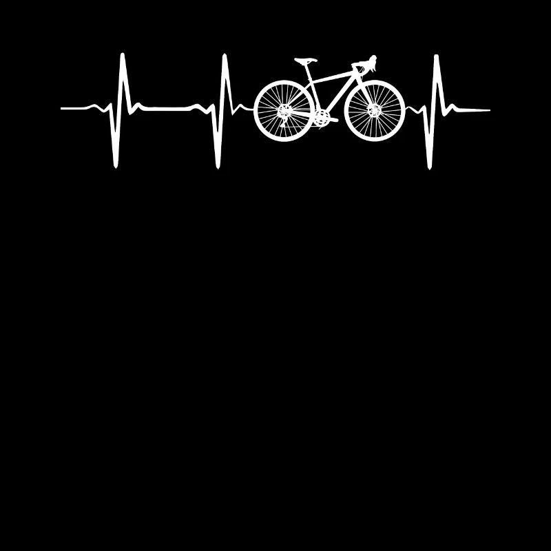 Vélo de gravier vélo de course de gravier rythme cardiaque EKG