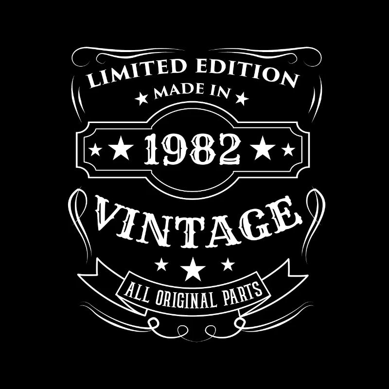Vintage 1982 Geburtstag Geschenk Limited Edition