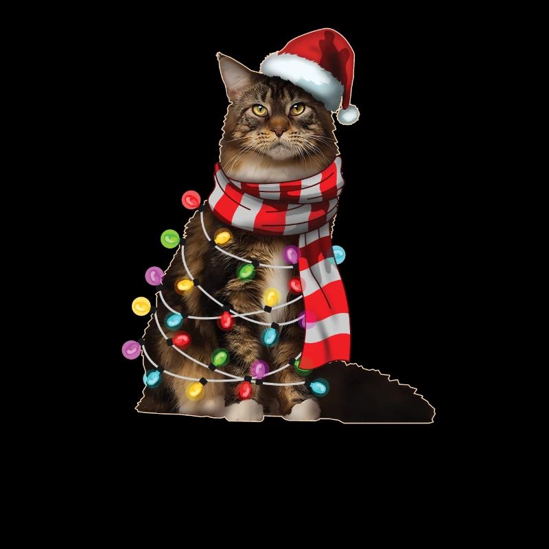 Noël chat amoureux Kitty cadeau de vacances de Noël