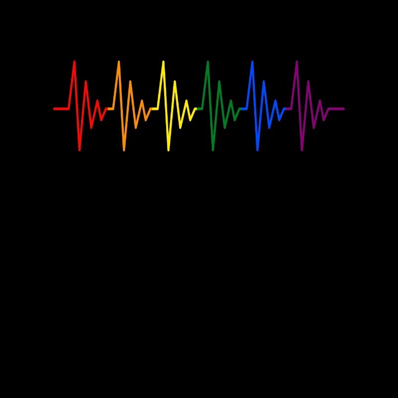 Regenbogen Herzschlag