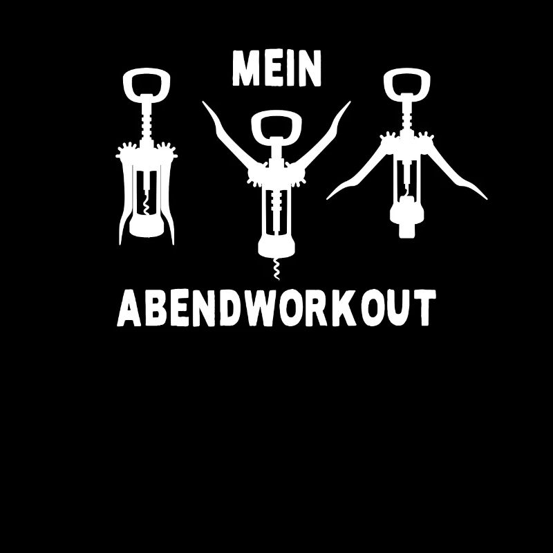 Mein Abendworkout Wein Korkenzieher Geschenk Wein