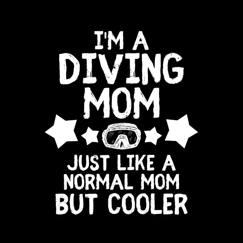 Diving Mom Taucher Taucherin Mutter Scuba