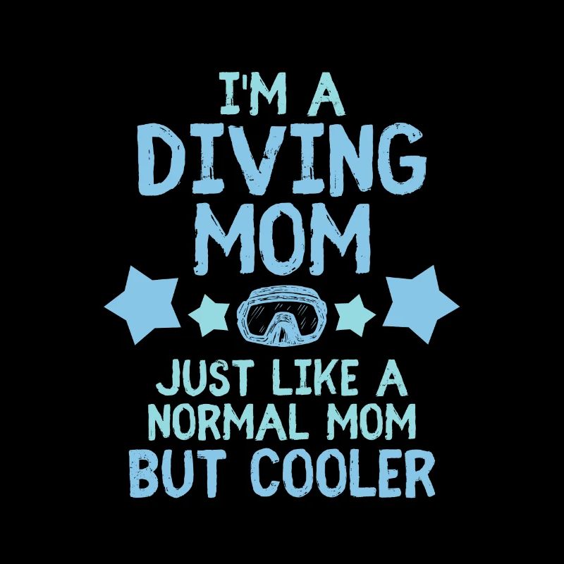 Diving Mom Plongeur Mère Scuba