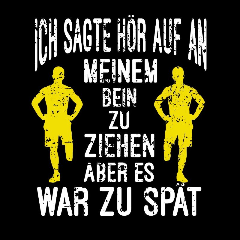 Bein amputiert Prothese Behinderung Witzig Spruch