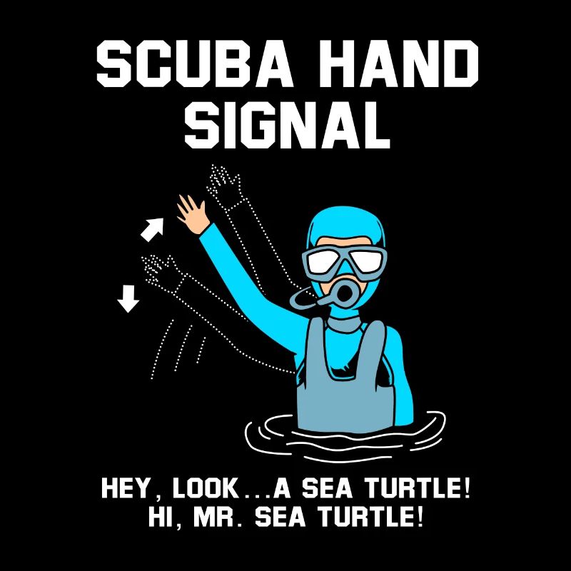Diver Hand sign Scuba Diving