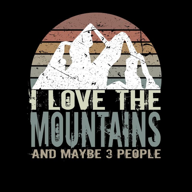 Berge Spruch lustig