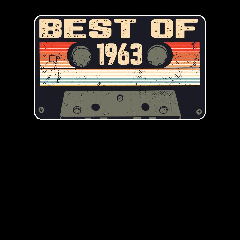 Vintage 1963 Geburtstag Retro Kassette Geschenk