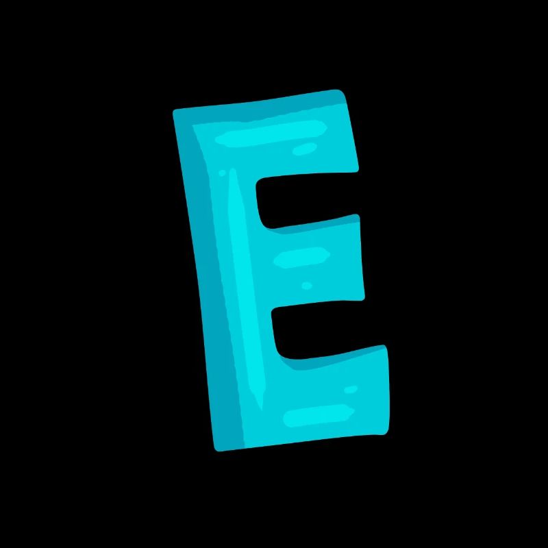 Initial letter E letter