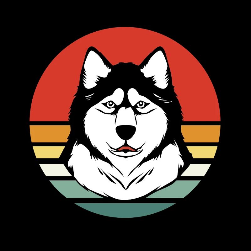 Malamute Schlittenhund