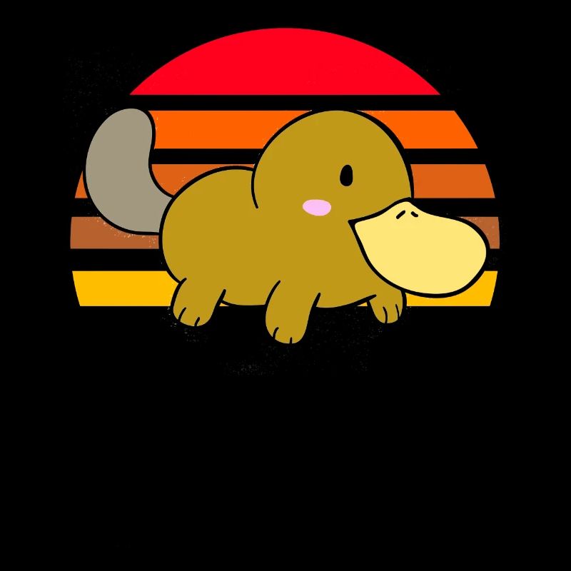Platypus sunset
