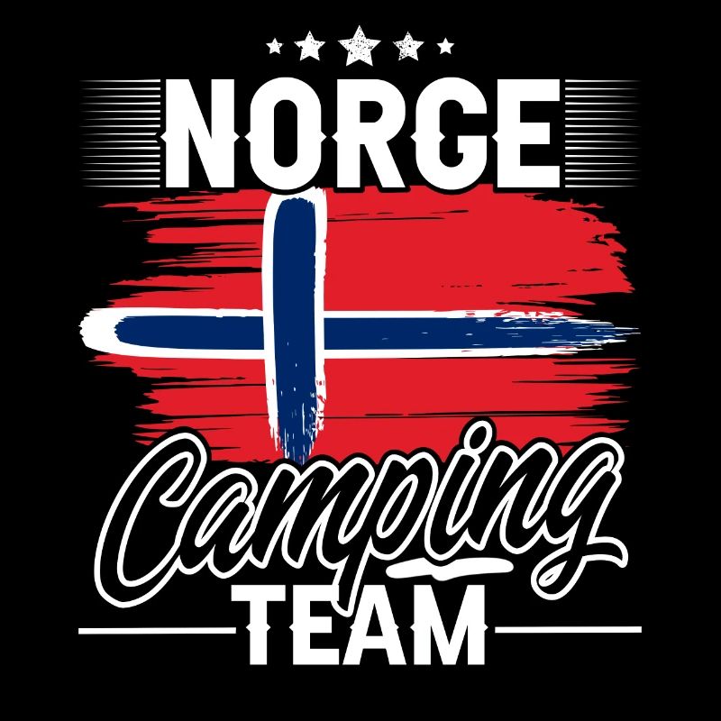 L'équipe de camping de Norvège