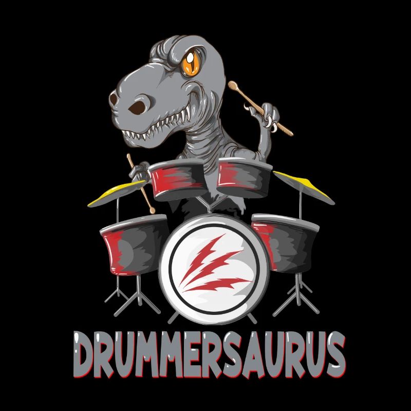 Dinosaur Drummersaurus Drums Sticks Drums