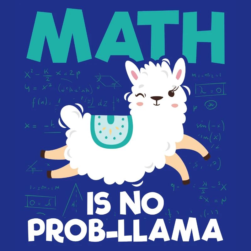 Math llama | Math teacher school gift idea