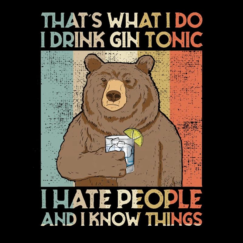 Thats what i do i drink gin & tonic dry gin