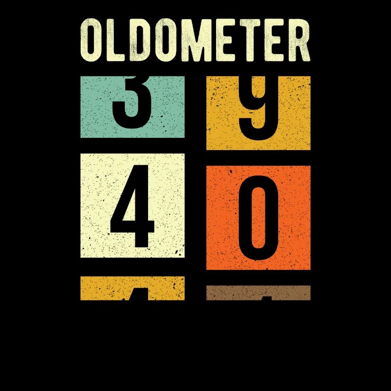 Oldometer 40th Birthday Gift