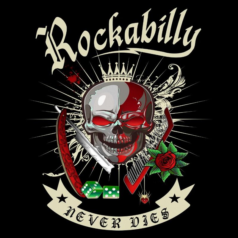 Rockabilly Skull