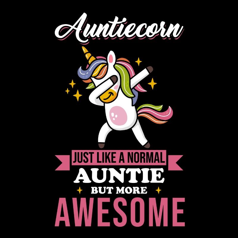 Aunt Unicorn Gift Funny Saying