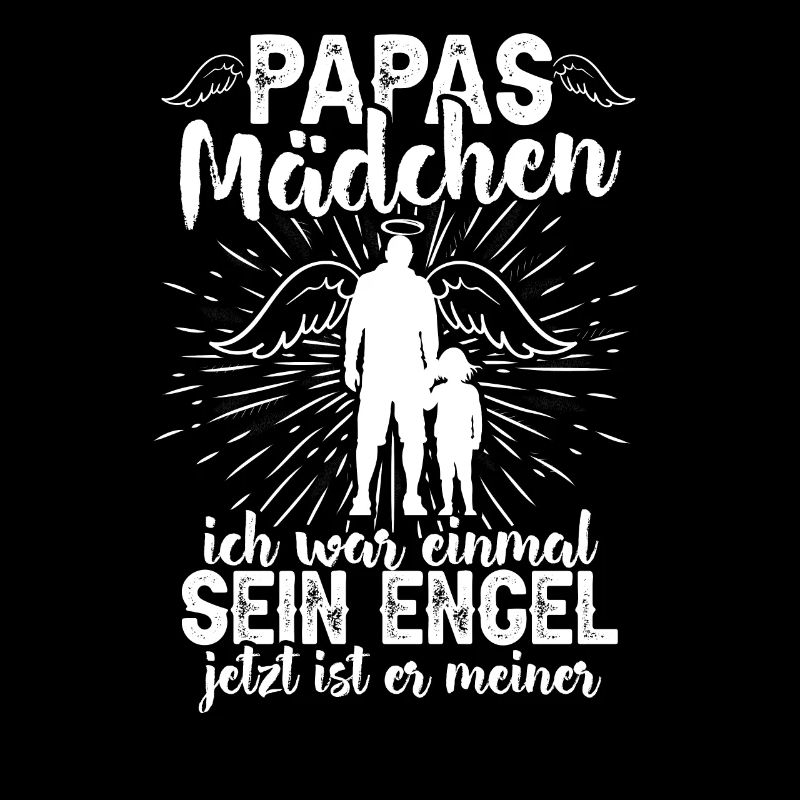 Papas Mädchen Engel Geschenk Vatertag Tochter
