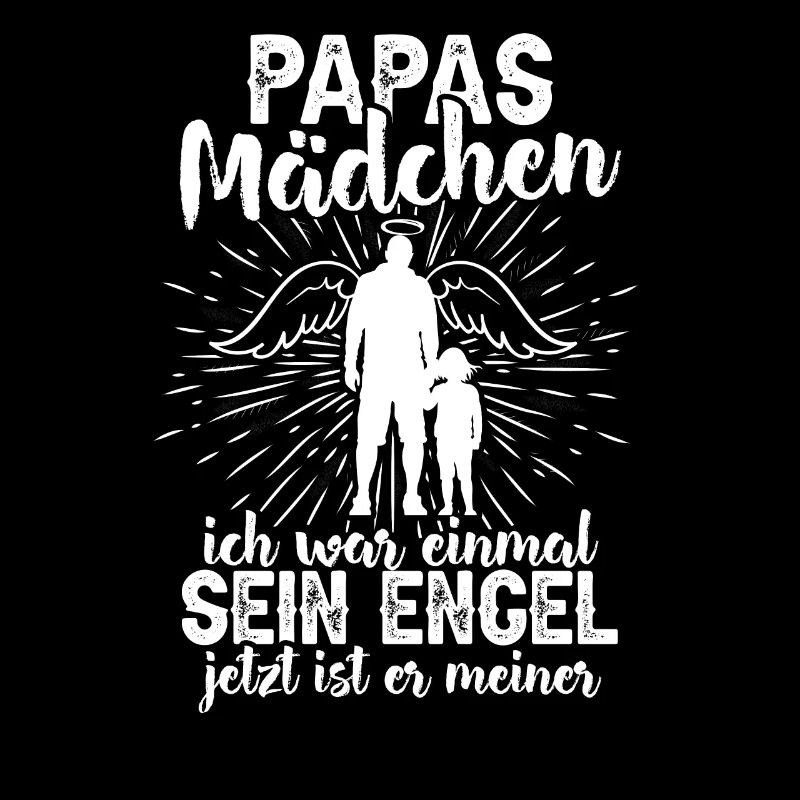 Papas Mädchen Engel Geschenk Vatertag Tochter