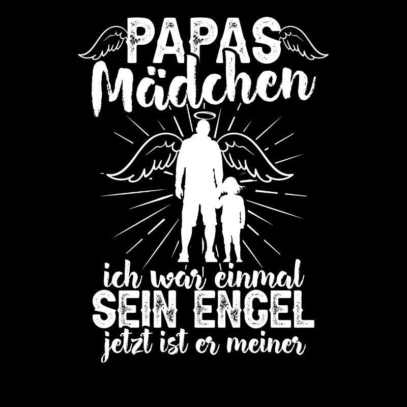 Papas Mädchen Engel Geschenk Vatertag Tochter