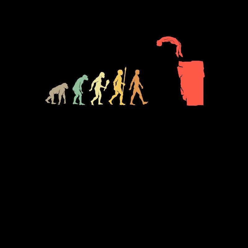 Saut vintage de falaise Evolution Idée cadeau