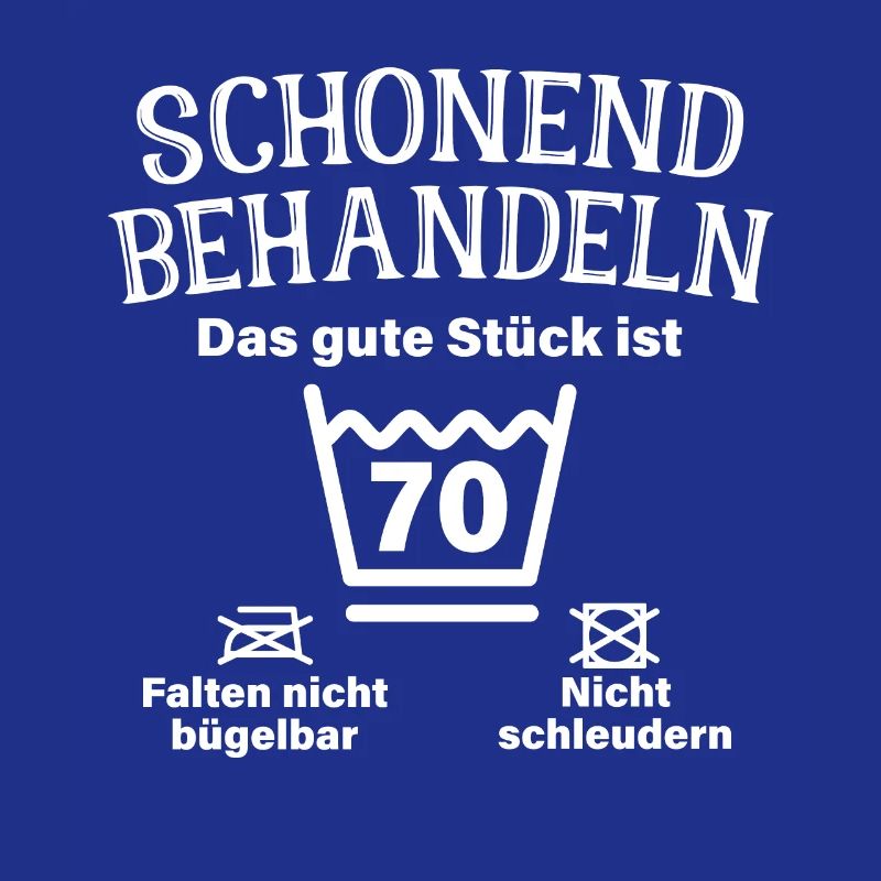 Schonend Behandeln Siebzig Geschenk 70. Geburtstag
