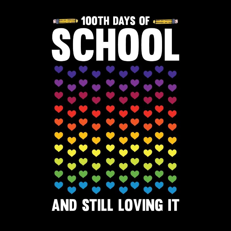 100 Tage Schule Lehrer Schultag Schüler Geschenk