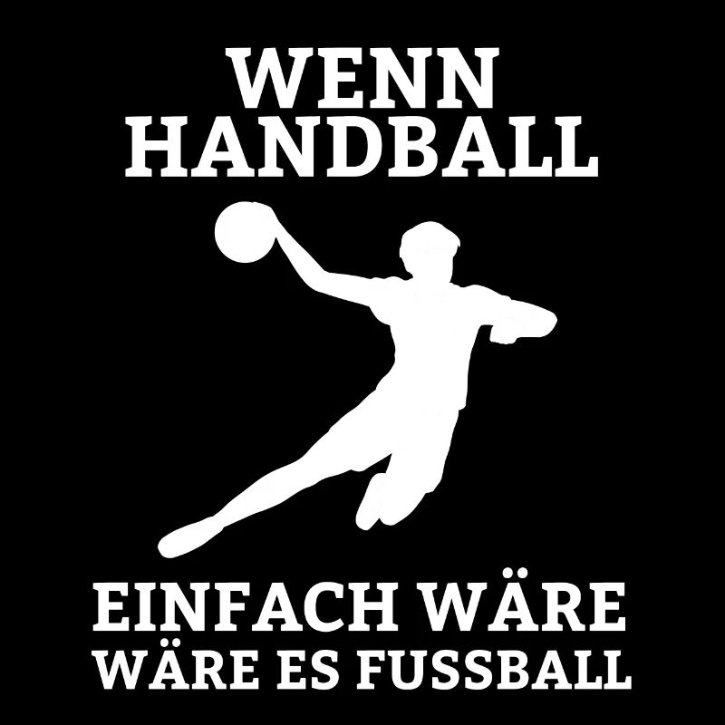 Handball Handballer lustiger Spruch Geschenk