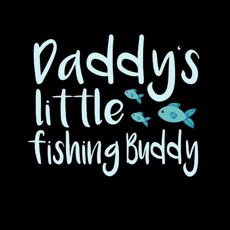 Bébé pêche papa