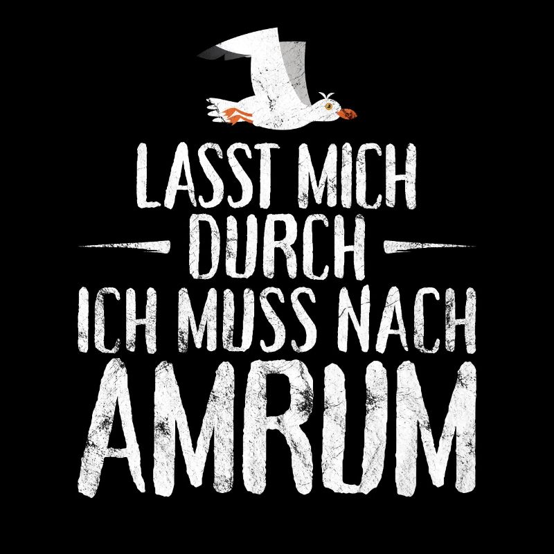 Lasst mich durch ich muss nach Amrum Möwe