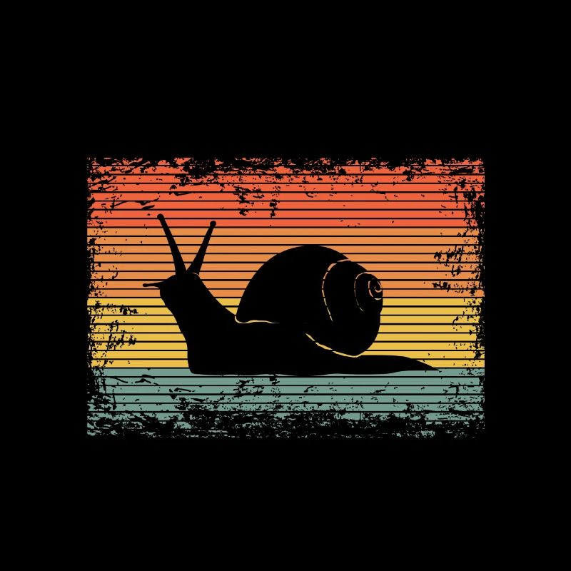 Vintage Schnecke Geschenkidee