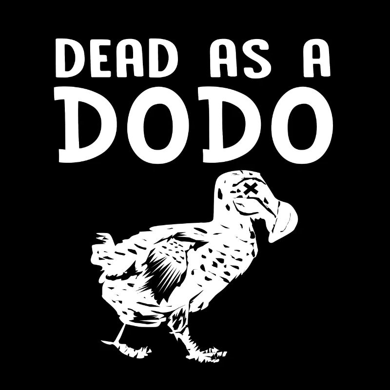 Dodo Geschenk Vogel Urzeit Fossil Archäologie Geek