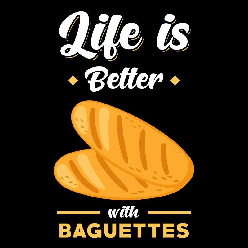Baguette Brot Spruch lustig